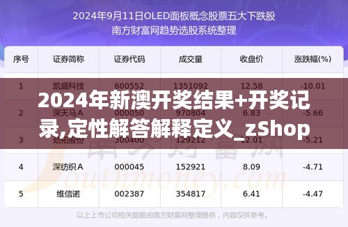 2024新澳开奖记录，时代解答解释落实_jp242.87.98